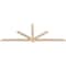 Ekena Millwork Kennewick Smooth Timber Gable Bracket, Douglas Fir, 96"W x 36"H x 1 1/2"D x 3 1/2"F, 9/12 Pitch GBW096X36X0204KEN00SDF - alternate 2